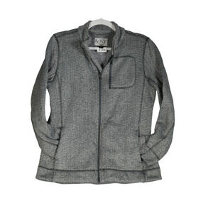 Marc New York Fleece Lined Sweatshirt Jacket Womens Large Pockets Full Zip